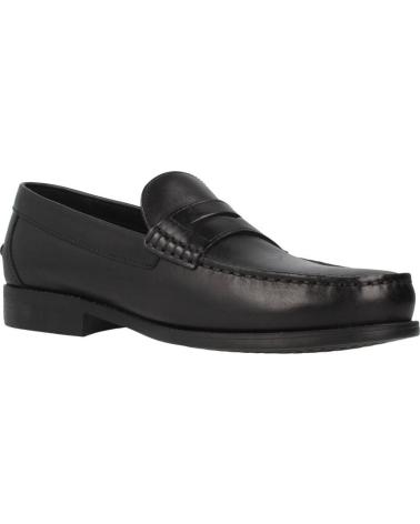 Man shoes GEOX ZAPATO MOCASIN DE PIEL CON SUELA DE GOMA NEGRO