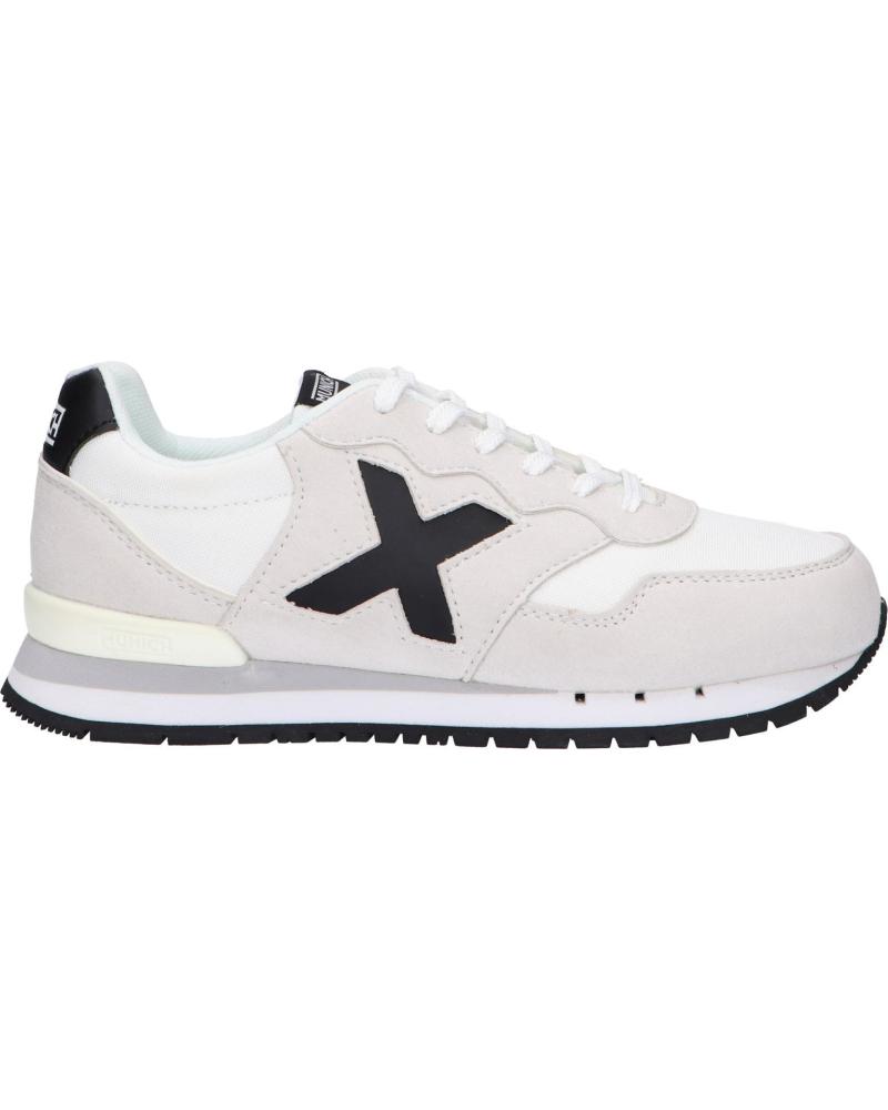 Sapatilhas de Menina e Menino MUNICH DASH KID 1690105 BLANCO BLANCO