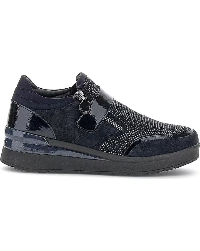 DAMEN SNEAKER STONEFLY CREAM 48 VELOUR-S PATENT 219978 1D8 AZUL