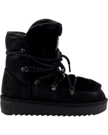 Stiefel für Damen d franklin BOTINES PLANOS D FRANKLIN DFSH370005 NEGRO NEGRO