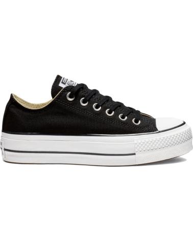 Mocassini per Donna e Uomo CONVERSE ZAPATILLAS CHACK TAYLOR ALL STAR LIFT OX NEGRO 560250C NEGRO