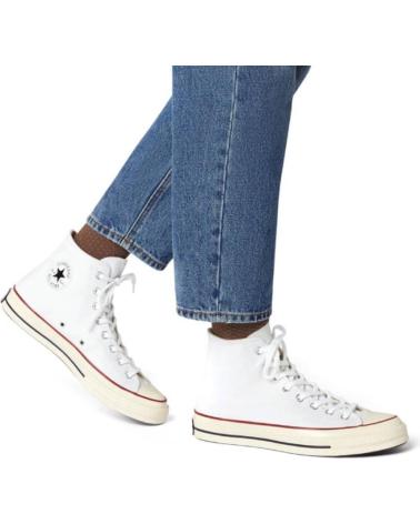 Woman Zapatillas deporte CONVERSE - BOTA DEPORTIVA CHUCK 70 HI - BLACK BLANCO