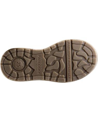 girl and boy Mid boots PAOLA PABLOSKY - BOTAS DE NINO ES DE PIEL CON CORDONES MARRON