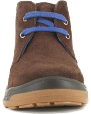 girl and boy Mid boots PAOLA PABLOSKY - BOTAS DE NINO ES DE PIEL CON CORDONES MARRON