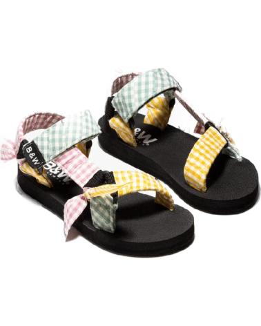 Sandales pour Femme BW BREAK WALK BREAK AND WALK - SANDALIAS VELCRO MUJER  NUDOS VICHY