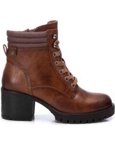 Stivaletti per Donna REFRESH - BOTIN MUJER TACON BLOQUE CREMALLERA Y CORDONES CAMEL