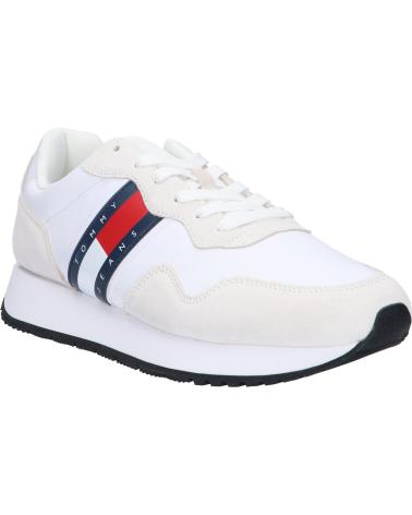 Man Trainers TOMMY HILFIGER EM0EM01316 MODERN RUNNER YBR WHITE