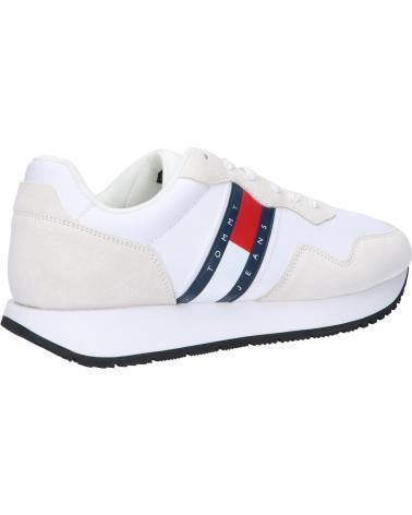 Man Trainers TOMMY HILFIGER EM0EM01316 MODERN RUNNER YBR WHITE