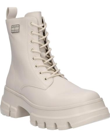 Stivali per Donna TOMMY HILFIGER EN0EN02503 CHUNKY LEATHER BOOT AEV BLEACHED STONE