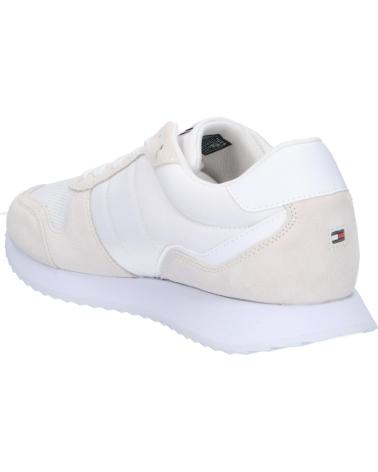 Scarpe sport per Uomo TOMMY HILFIGER FM0FM04886 RUNNER EVO MIX ESS YBS WHITE