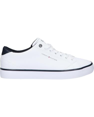 Scarpe sport per Uomo TOMMY HILFIGER FM0FM05041 TH HI VULC CORE LOW YBS WHITE