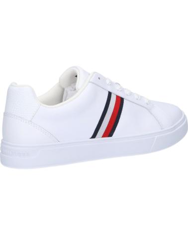Scarpe sport per Donna TOMMY HILFIGER FW0FW07779 ESSENTIAL COURT SNEAKER STRIPES YBS WHITE