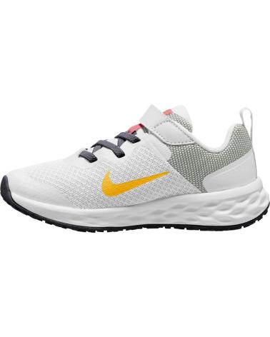 Deportivas-De-Niña-NIKE-DD1095-101-REVOLUTION-6-WHITE-SEA-CORAL-GRIDIRON-LASER-ORANGE-