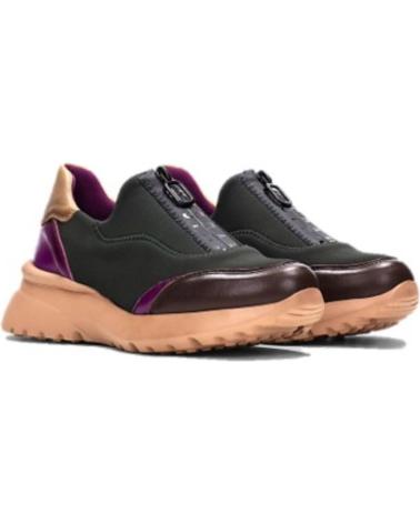 Zapatillas deporte de Mujer HISPANITAS ZAPATO CONFORT PARA MUJER CHI233032 VERDE