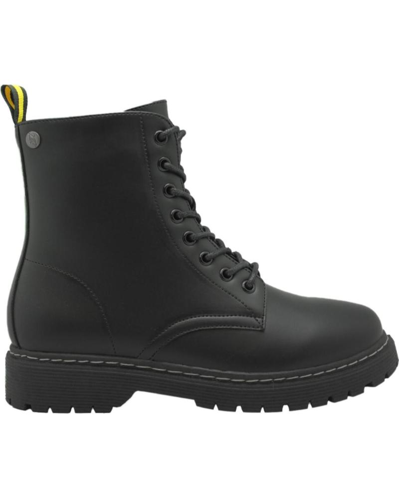 Botas de Mujer ISTERIA BOTIN MILITAR PARA MUJER ANDY NEGRO