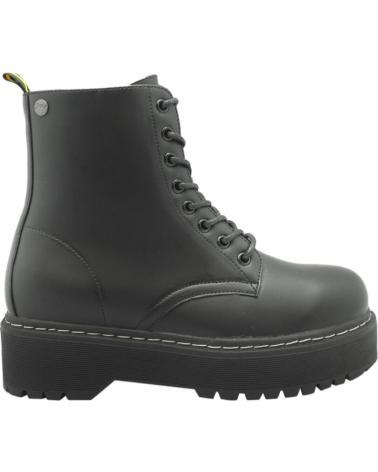Woman boots ISTERIA BOTIN MILITAR CON PLATAFORMA MUSA NEGRO