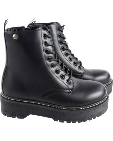 Woman boots ISTERIA BOTIN MILITAR CON PLATAFORMA MUSA NEGRO