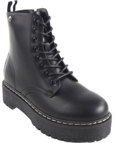 Woman boots ISTERIA BOTIN MILITAR CON PLATAFORMA MUSA NEGRO
