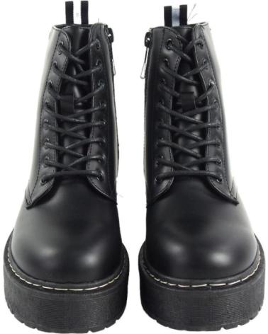 Woman boots ISTERIA BOTIN MILITAR CON PLATAFORMA MUSA NEGRO