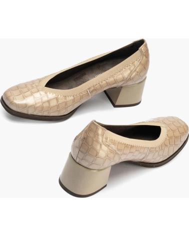 Zapatos de Mujer pitillos SALON 4 CM BEIGE