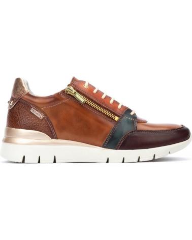 SAPATILHAS DESPORTIVAS PIKOLINOS CANTABRIA W4R-6718C4 EM COURO BRANDY BRANDY