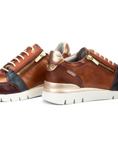 SAPATILHAS DESPORTIVAS PIKOLINOS CANTABRIA W4R-6718C4 EM COURO BRANDY BRANDY