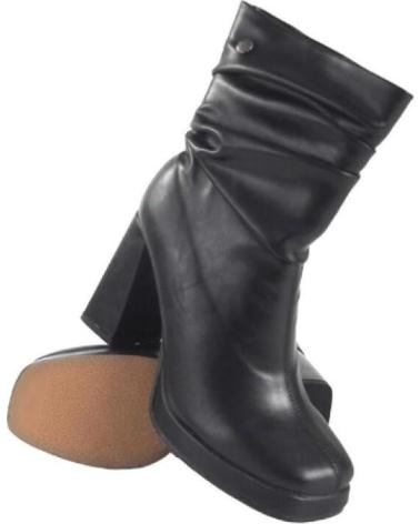 Woman boots ISTERIA BOTA TACON ALTO PARA MUJER 23178 NEGRO