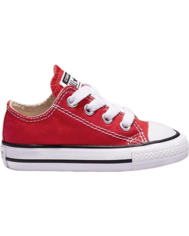 Scarpe sport per Bambina e Bambino CONVERSE ZAPATILLAS CHUCK TAYLOR ALL STAR PARA BEBE EN COLOR ROJO ROJO