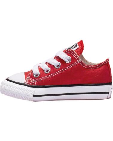 Scarpe sport per Bambina e Bambino CONVERSE ZAPATILLAS CHUCK TAYLOR ALL STAR PARA BEBE EN COLOR ROJO ROJO