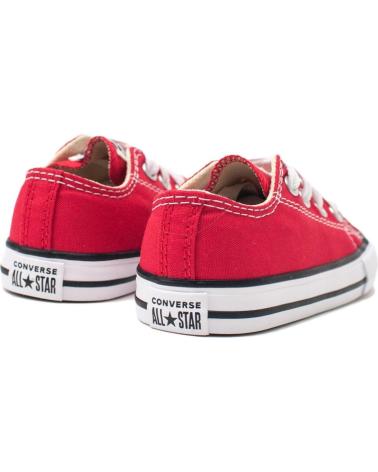 Scarpe sport per Bambina e Bambino CONVERSE ZAPATILLAS CHUCK TAYLOR ALL STAR PARA BEBE EN COLOR ROJO ROJO