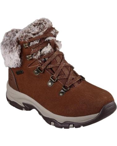 Botins de Mulher SKECHERS TREGO FALLS MARRóN