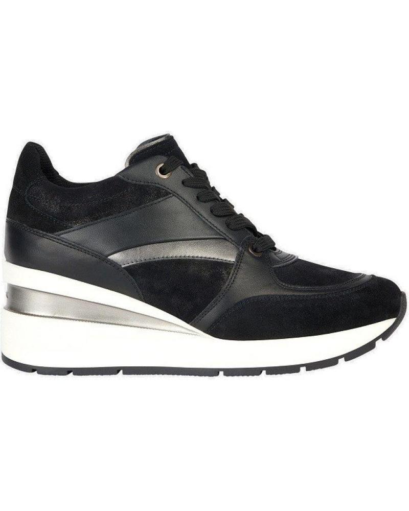 Sportivo per Donna geox D ZOSMA A - NAPPACAPRA BRILL D368LA085TC NEGRO NEGRO