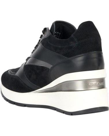 Sportivo per Donna geox D ZOSMA A - NAPPACAPRA BRILL D368LA085TC NEGRO NEGRO