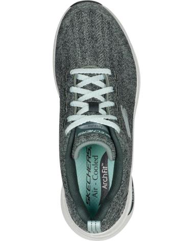 SKECHERS ARCH FIT COMFY WAVE 149414-BKLV PRETO NEGRO