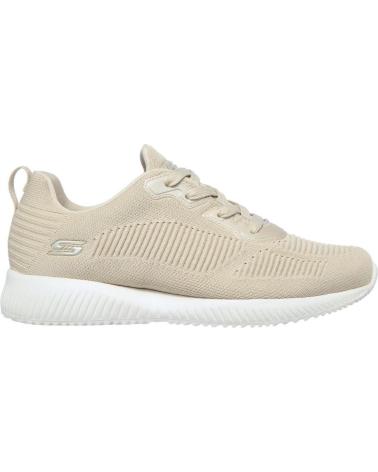 Deportivas-De-Mujer-SKECHERS-BOBS-SQUAD-32504-NAT-MARRON