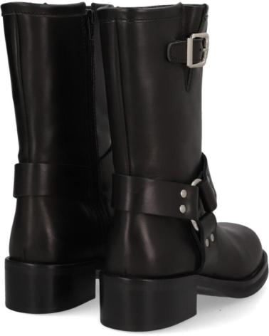 Boots für Damen ALPE BOTA PARA MUJER CUSTOM PIEL NEGRO