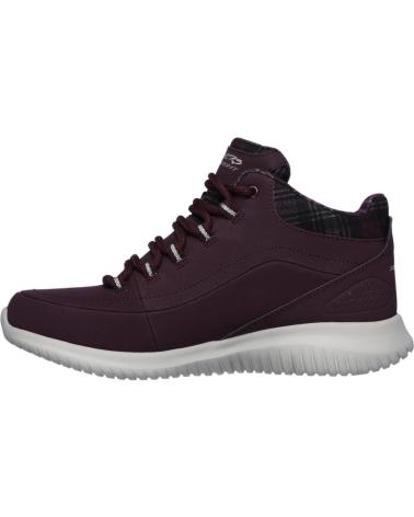 Zapatillas deporte pour Femme SKECHERS ULTRA FLEX-JUST BOTINES PLANOS BURDEOS 12918 ROJO