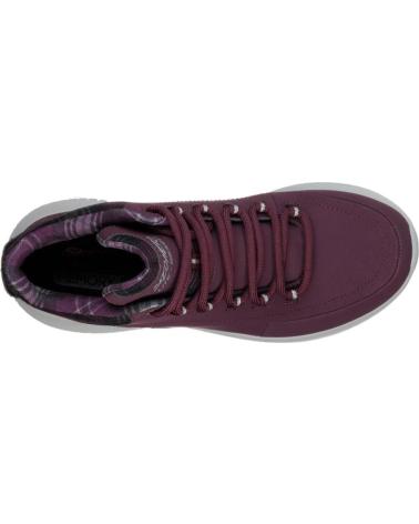 Zapatillas deporte pour Femme SKECHERS ULTRA FLEX-JUST BOTINES PLANOS BURDEOS 12918 ROJO