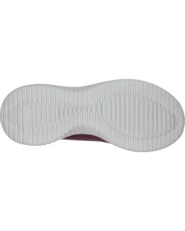 Zapatillas deporte pour Femme SKECHERS ULTRA FLEX-JUST BOTINES PLANOS BURDEOS 12918 ROJO