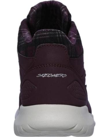 Zapatillas deporte pour Femme SKECHERS ULTRA FLEX-JUST BOTINES PLANOS BURDEOS 12918 ROJO