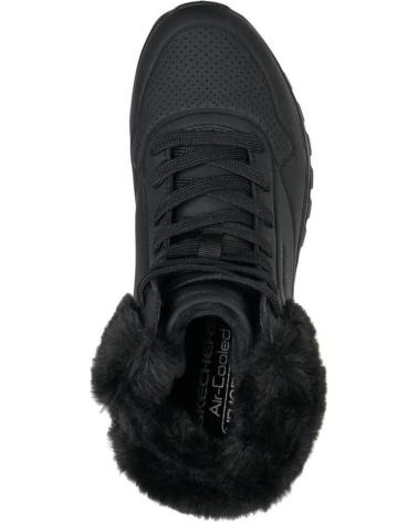 Botines de Mujer SKECHERS 167274-BBK UNO RUGGED BLACK NEGRO