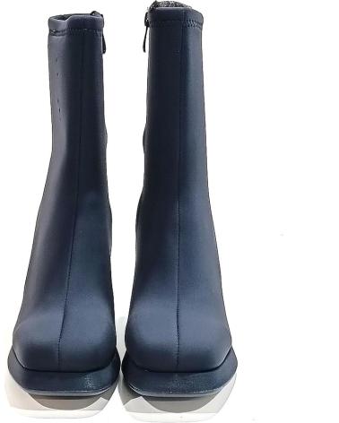 Stivaletti-De-Mujer-NOA-HARMON-BOTIN-VESTIR-DE-LICRA-CON-TACON-Y-PLATAFORMA-NEGRO