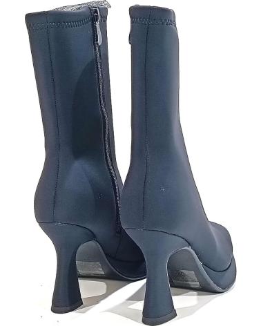 Stivaletti-De-Mujer-NOA-HARMON-BOTIN-VESTIR-DE-LICRA-CON-TACON-Y-PLATAFORMA-NEGRO