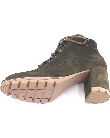 Botines de Mujer VIGUERA BOTIN CASUAL DE ANTE CON TACON Y SUELA DE GOMA TREBOL