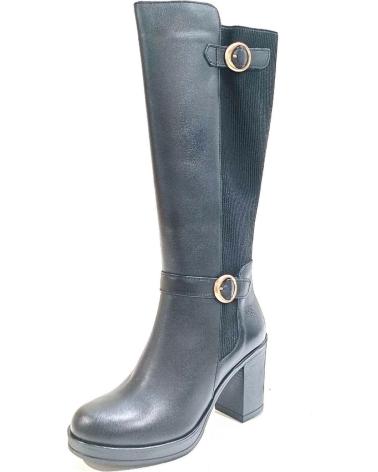 Botas-De-Mujer-YOKONO-BOTA-DE-PIEL-CON-TACON-Y-PLATAFORMA-NEGRO