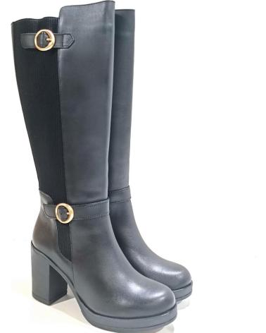 Botas-De-Mujer-YOKONO-BOTA-DE-PIEL-CON-TACON-Y-PLATAFORMA-NEGRO