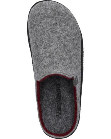 Calzado de casa de Mujer WESTLAND CARMAUX-01 LANA GRIS GRIS