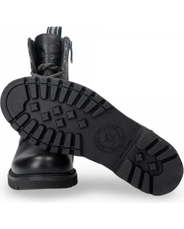 Botins de Mulher PANAMA JACK BOTA CASUAL DE PIEL CON FORRO DE PELO Y SUELA DE GOMA NEGRO