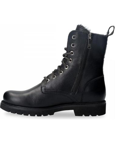 Botins de Mulher PANAMA JACK BOTA CASUAL DE PIEL CON FORRO DE PELO Y SUELA DE GOMA NEGRO