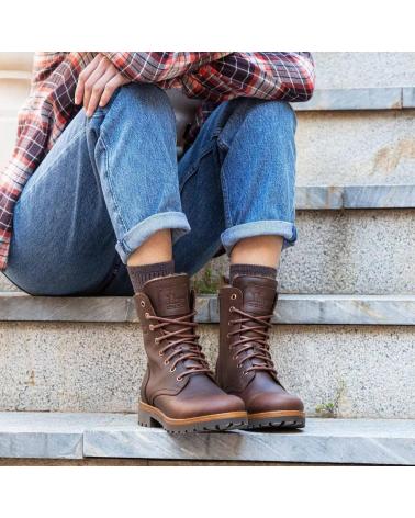 Bottes pour Femme PANAMA JACK PAFRISIA B10 CUERO MARRON